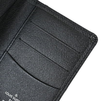 Louis Vuitton Black Taiga Organizer De Poche Cardholder M30512