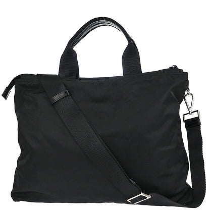 Prada Black Nylon 2way Shoulder Tote Handbag