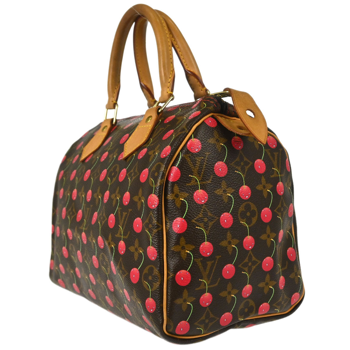 Louis Vuitton Monogram Cherry Speedy 25 Handbag M95009
