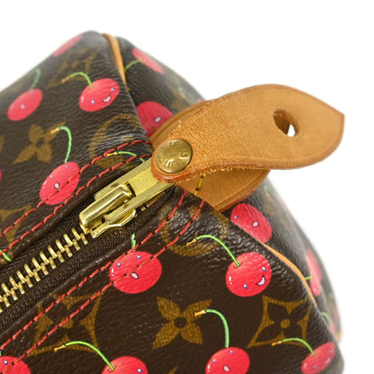 Louis Vuitton Monogram Cherry Speedy 25 Handbag M95009