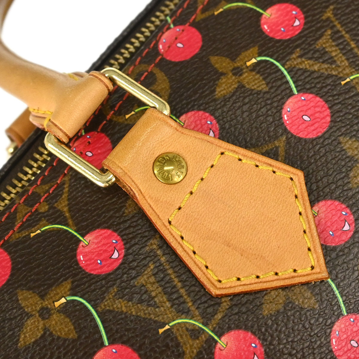 Louis Vuitton Monogram Cherry Speedy 25 Handbag M95009
