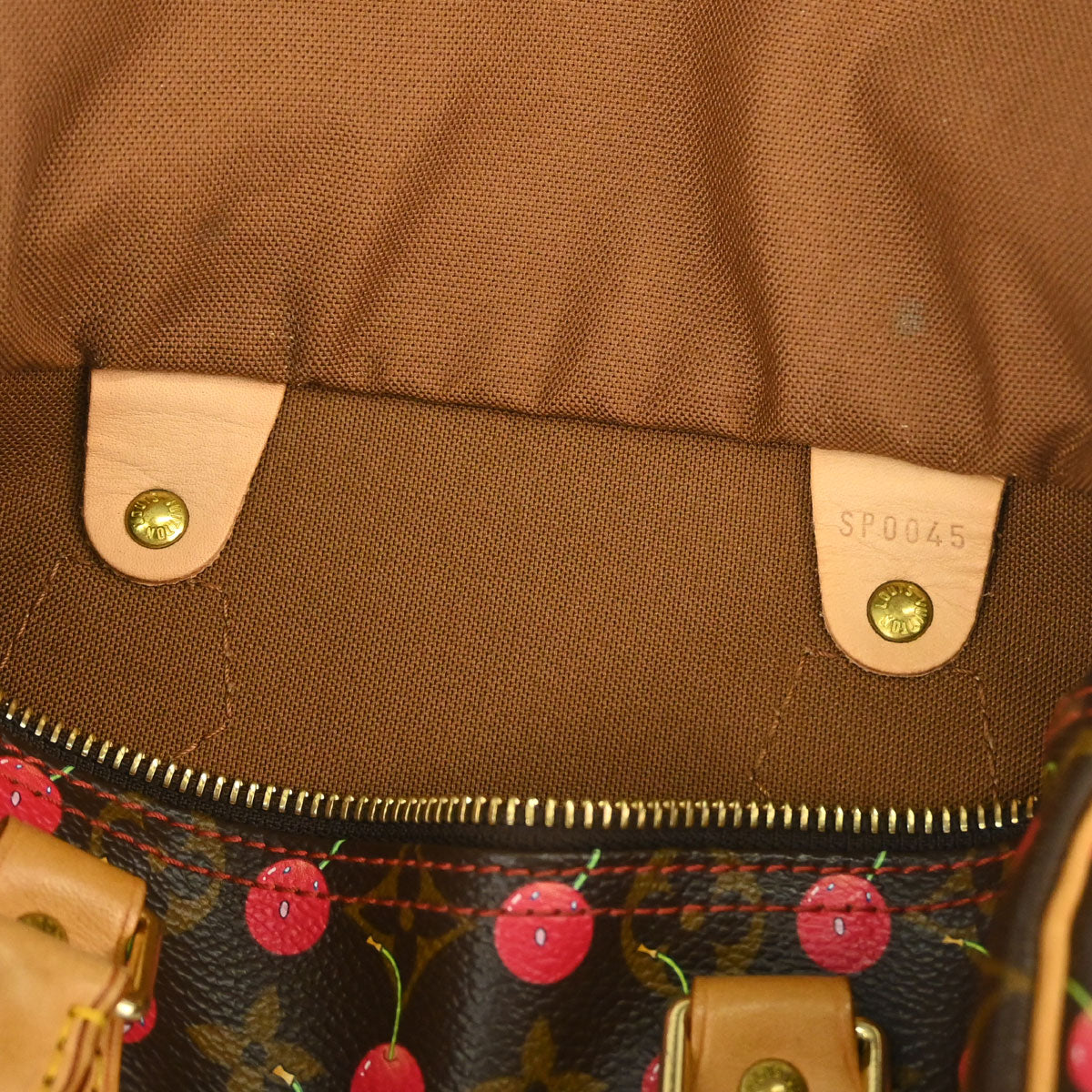 Louis Vuitton Monogram Cherry Speedy 25 Handbag M95009