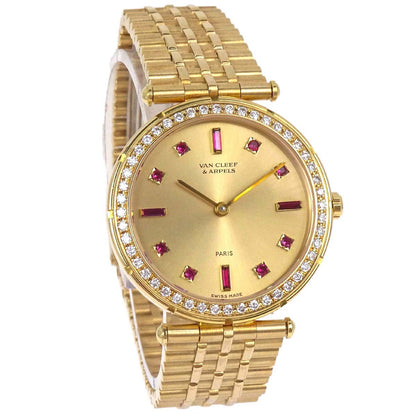 Van Cleef & Arpels Sport 30mm Ref.14302B1 Quartz Watch 18KYG Ruby