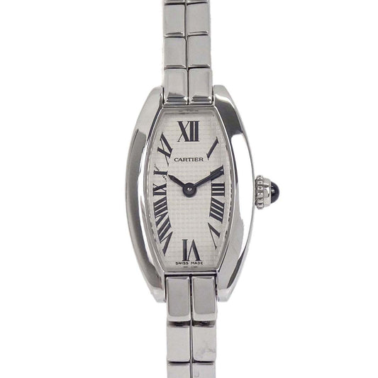 Cartier Tonneau Lanieres 16mm Ref.2545 Quartz Watch 18KWG