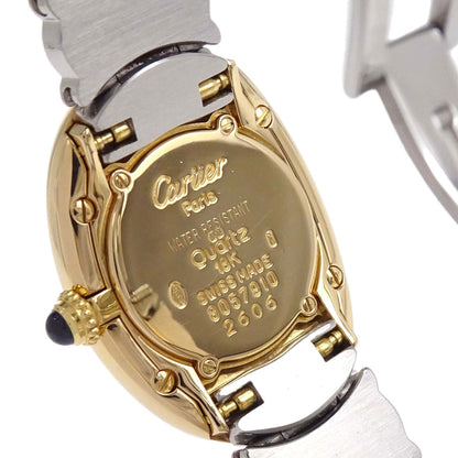 Cartier Baignoire Bell Epoch 24mm Ref.2606 Quartz Watch 18KYG SS