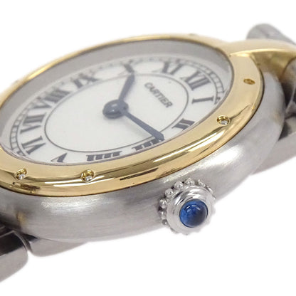 Cartier Panthere Vendome SM 1-Row 24mm Ref.1057920 Quartz Watch 18KYG SS