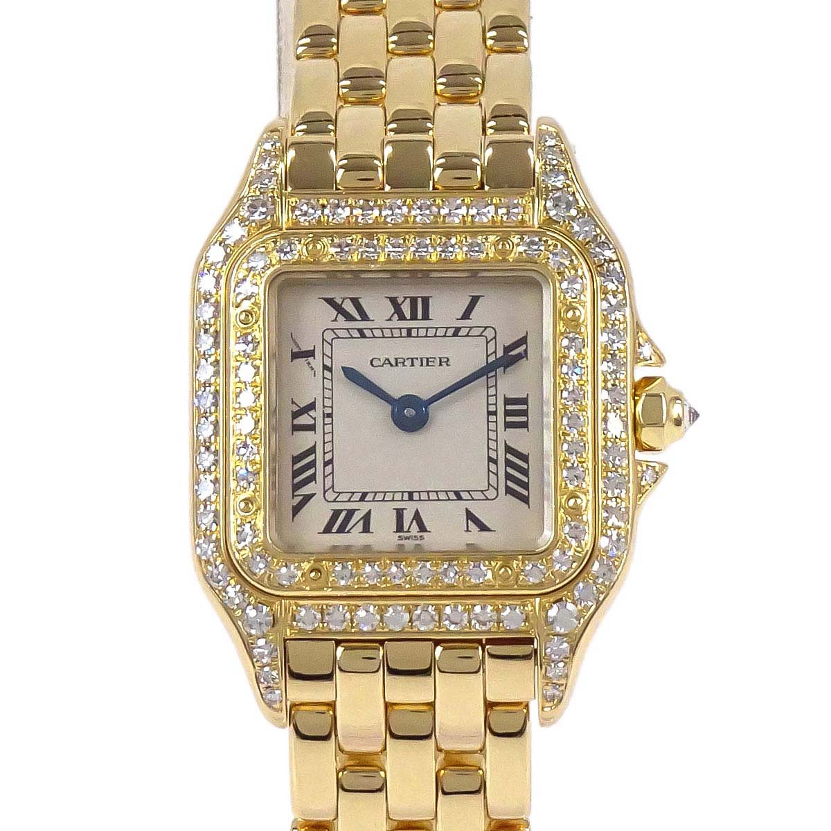 Cartier Panthere SM 22mm Ref.1280 Quartz Watch 18KYG Diamond