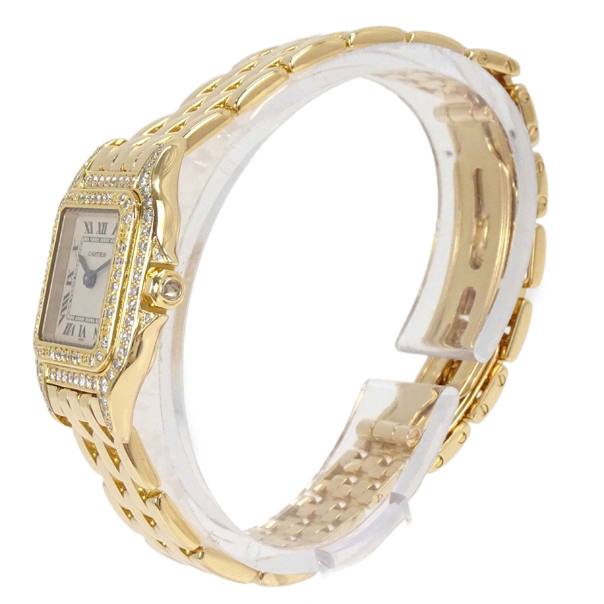 Cartier Panthere SM 22mm Ref.1280 Quartz Watch 18KYG Diamond