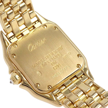 Cartier Panthere SM 22mm Ref.1280 Quartz Watch 18KYG Diamond