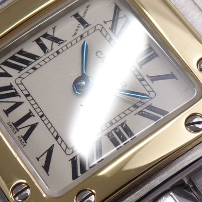 Cartier Santos Galbee SM 24mm Ref.1567 Quartz Watch 18KYG SS