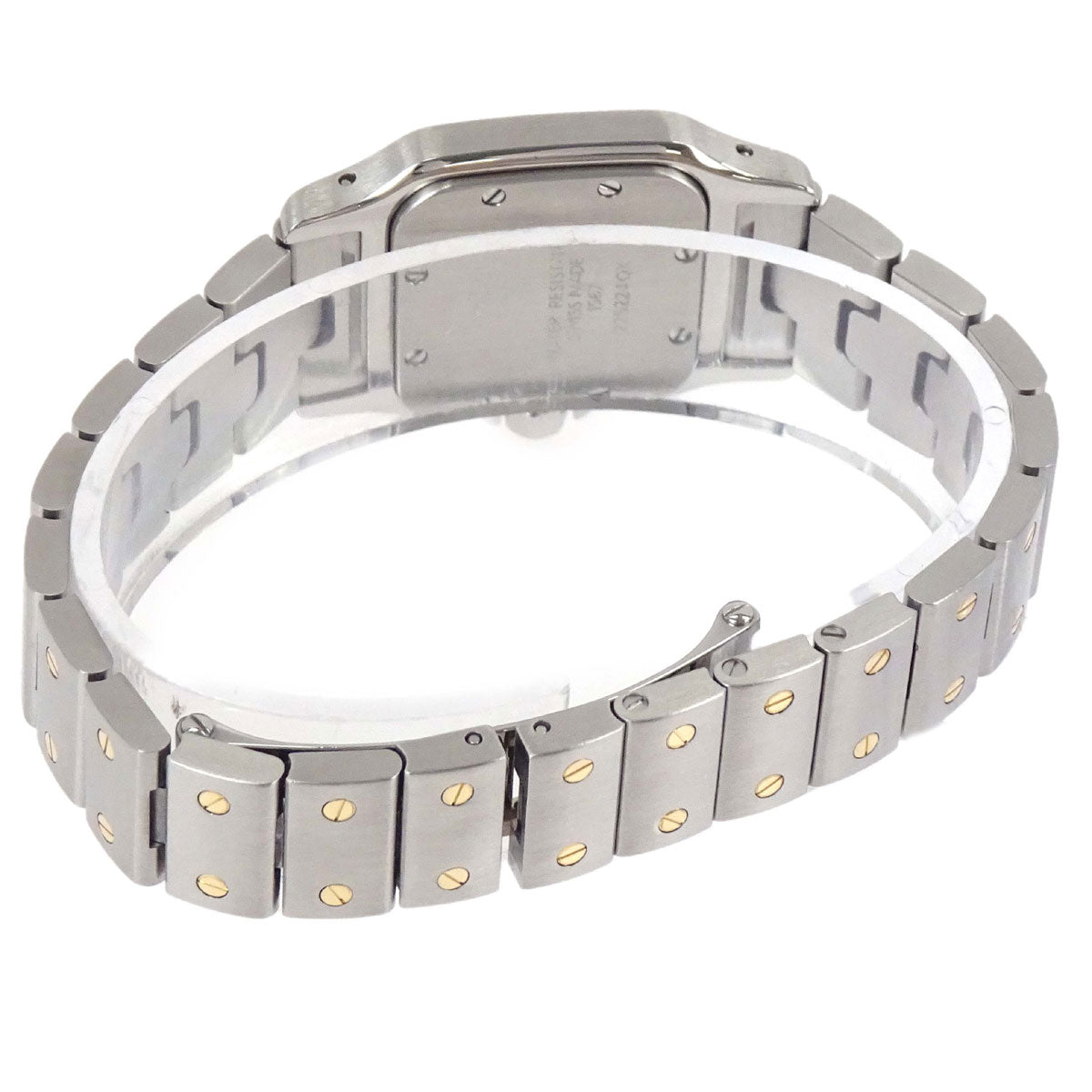 Cartier Santos Galbee SM 24mm Ref.1567 Quartz Watch 18KYG SS