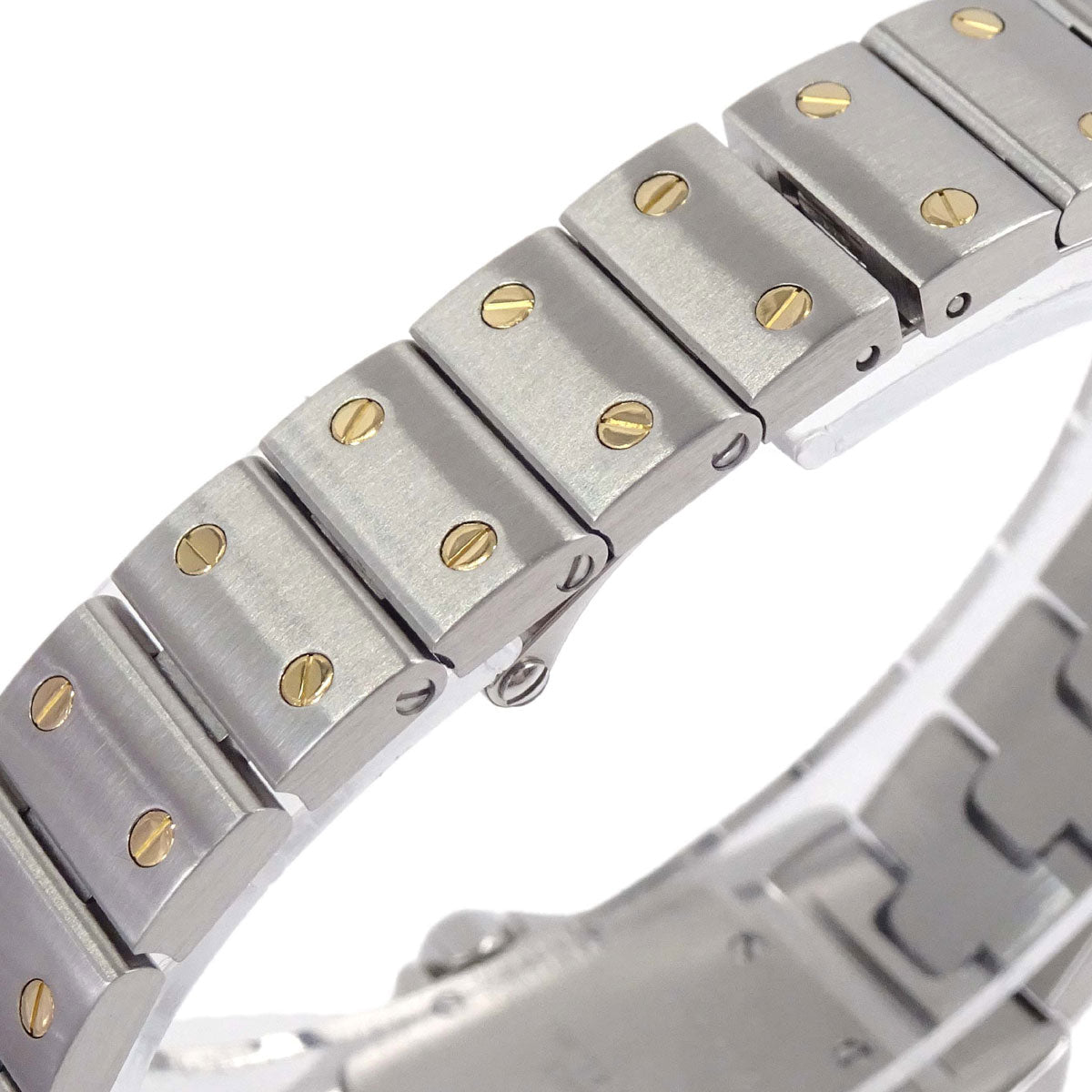 Cartier Santos Galbee SM 24mm Ref.1567 Quartz Watch 18KYG SS