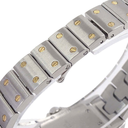 Cartier Santos Galbee SM 24mm Ref.1567 Quartz Watch 18KYG SS