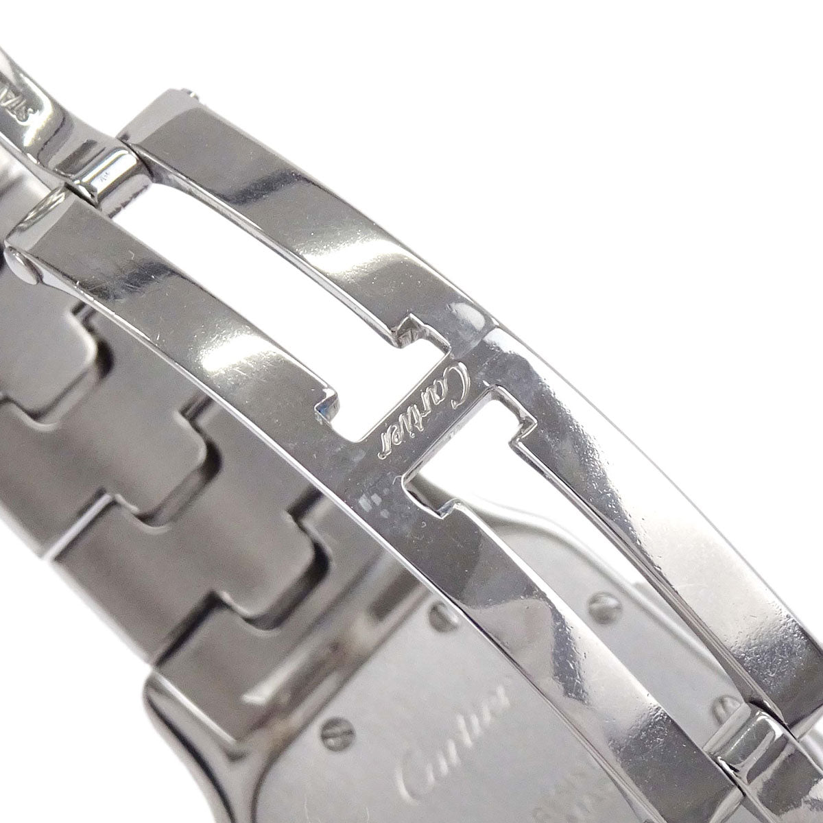 Cartier Santos Galbee SM 24mm Ref.1567 Quartz Watch 18KYG SS