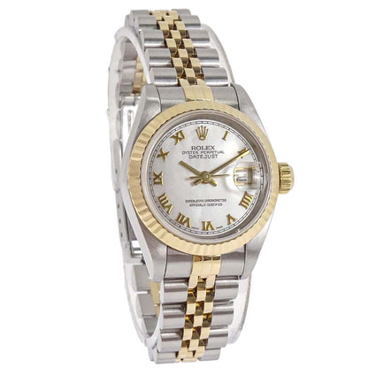 Rolex Oyster Perpetual Datejust 26mm Ref.69173 Watch SS 18KYG
