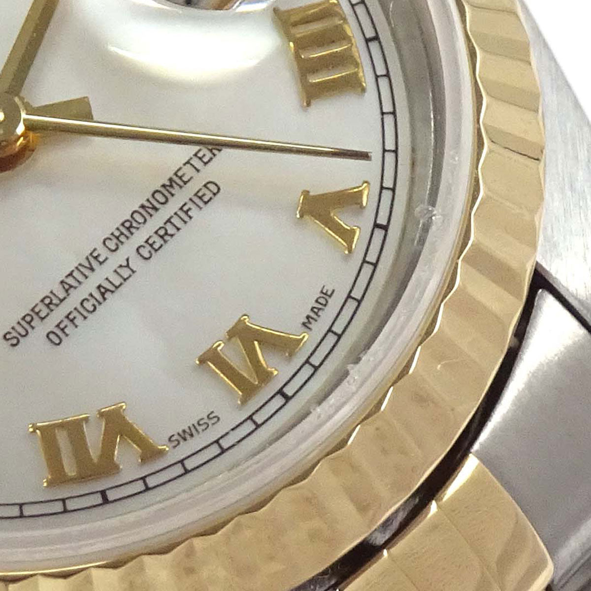 Rolex Oyster Perpetual Datejust 26mm Ref.69173 Watch SS 18KYG