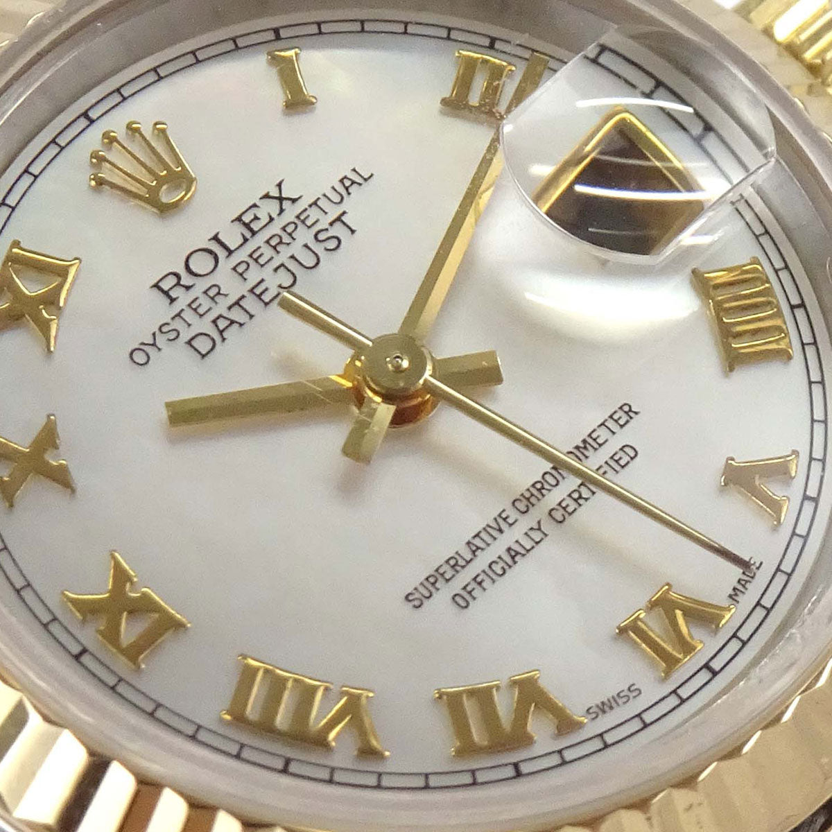 Rolex Oyster Perpetual Datejust 26mm Ref.69173 Watch SS 18KYG