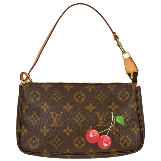 Louis Vuitton Monogram Cherry Pochette Accessoires Handbag M95008