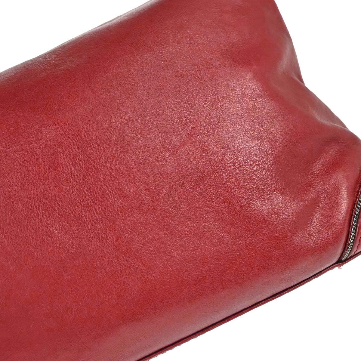 Chanel Burgundy Calfskin Handbag