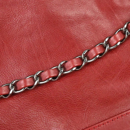 Chanel Burgundy Calfskin Handbag