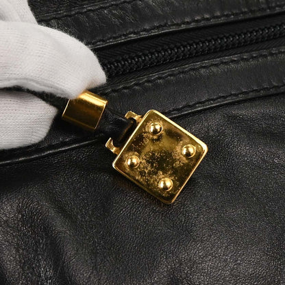 Loewe Black Lambskin Duffle Handbag