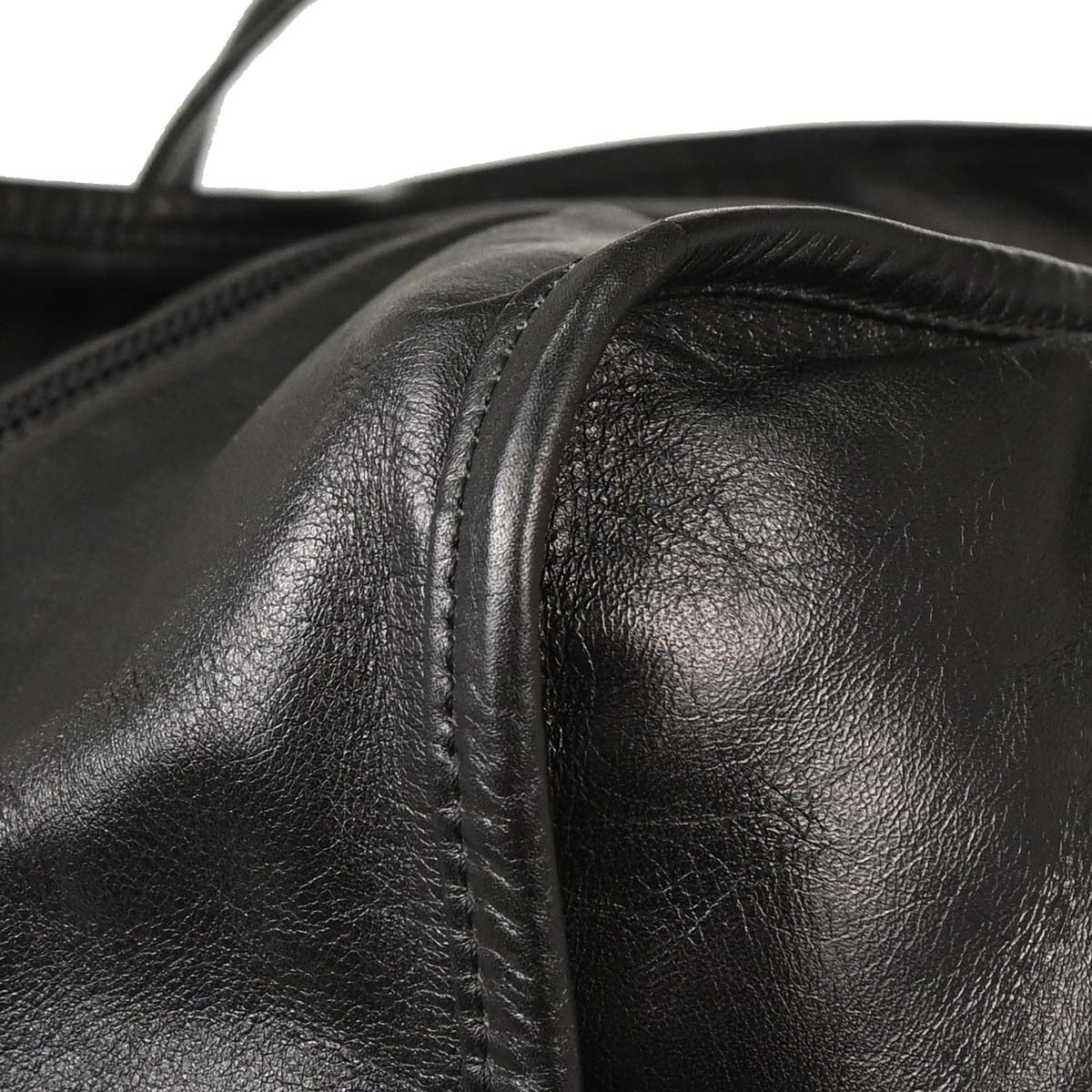 Loewe Black Lambskin Duffle Handbag