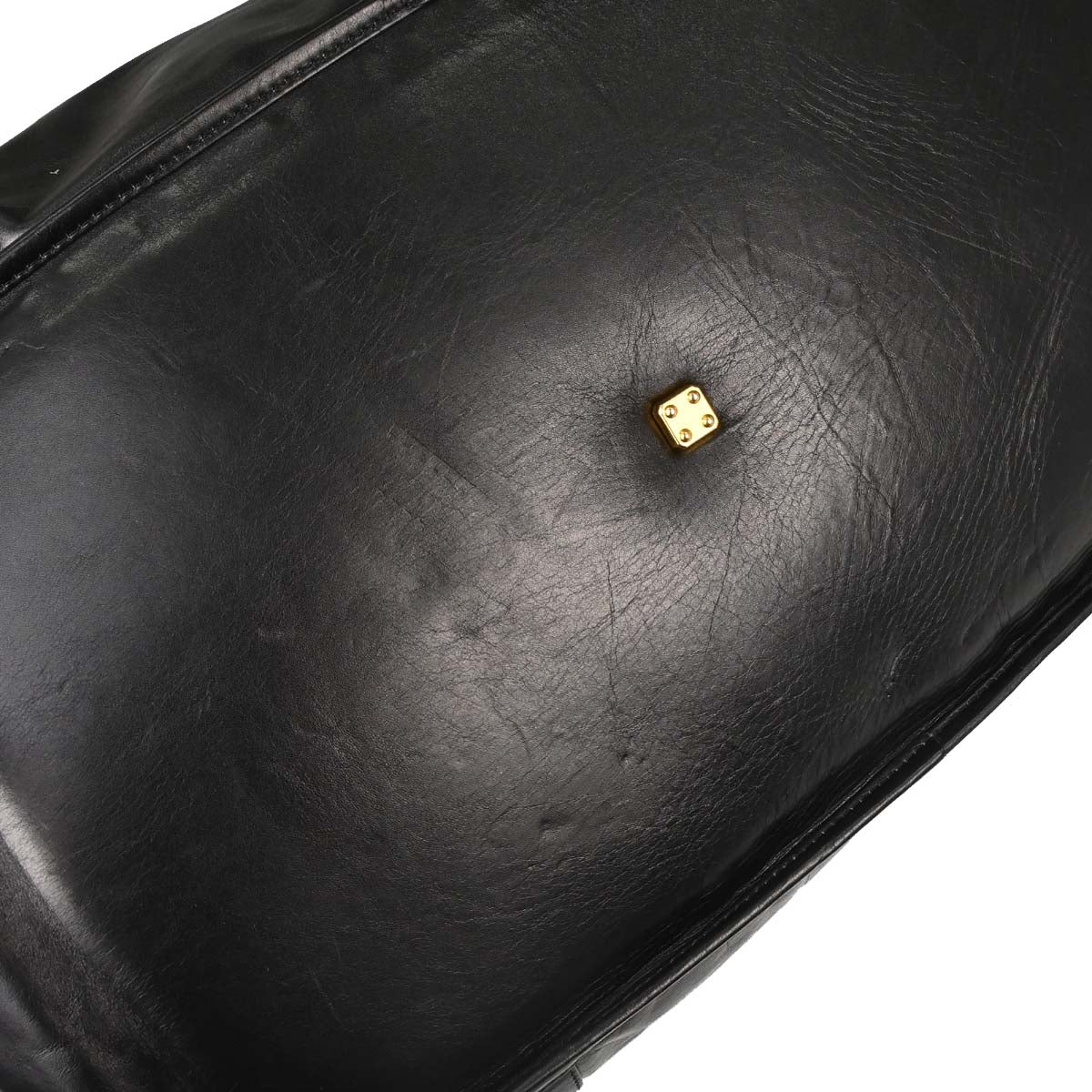 Loewe Black Lambskin Duffle Handbag