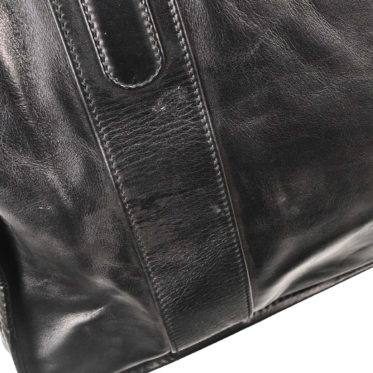 Loewe Black Lambskin Duffle Handbag