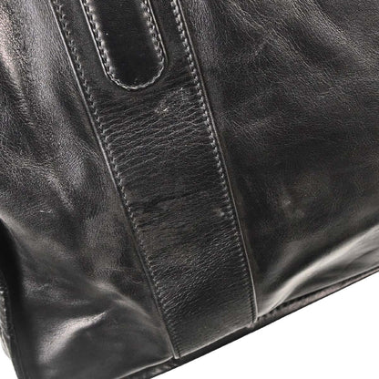 Loewe Black Lambskin Duffle Handbag
