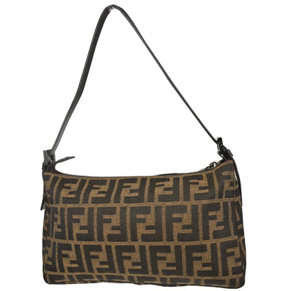 Fendi Brown Canvas Zucca Handbag