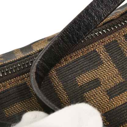 Fendi Brown Canvas Zucca Handbag