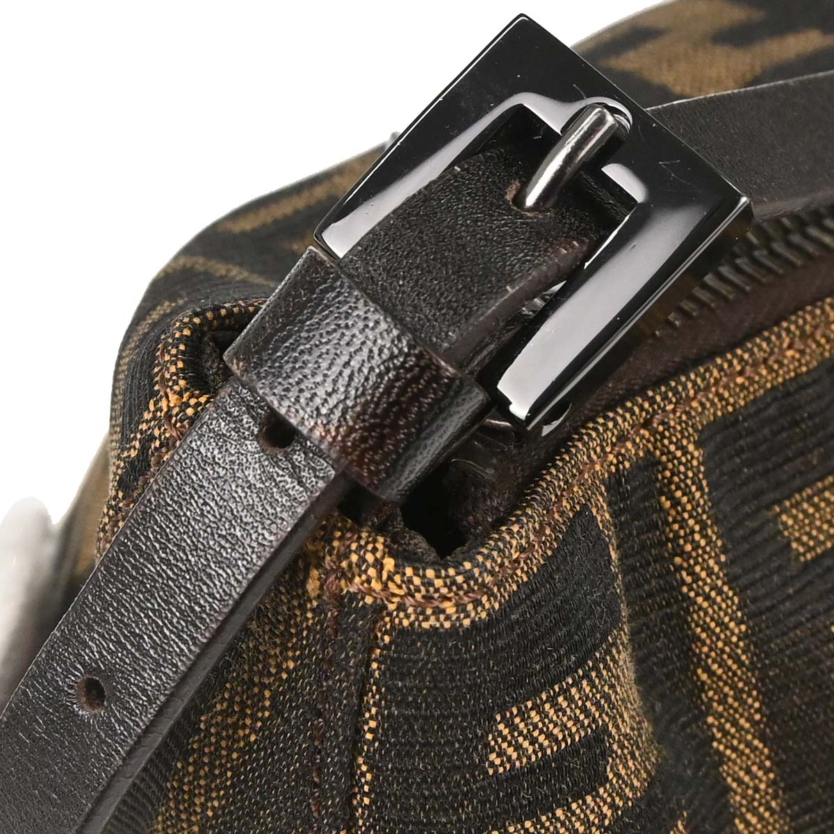 Fendi Brown Canvas Zucca Handbag
