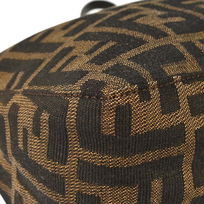Fendi Brown Canvas Zucca Handbag