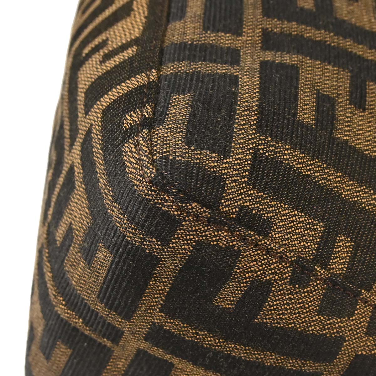Fendi Brown Canvas Zucca Handbag