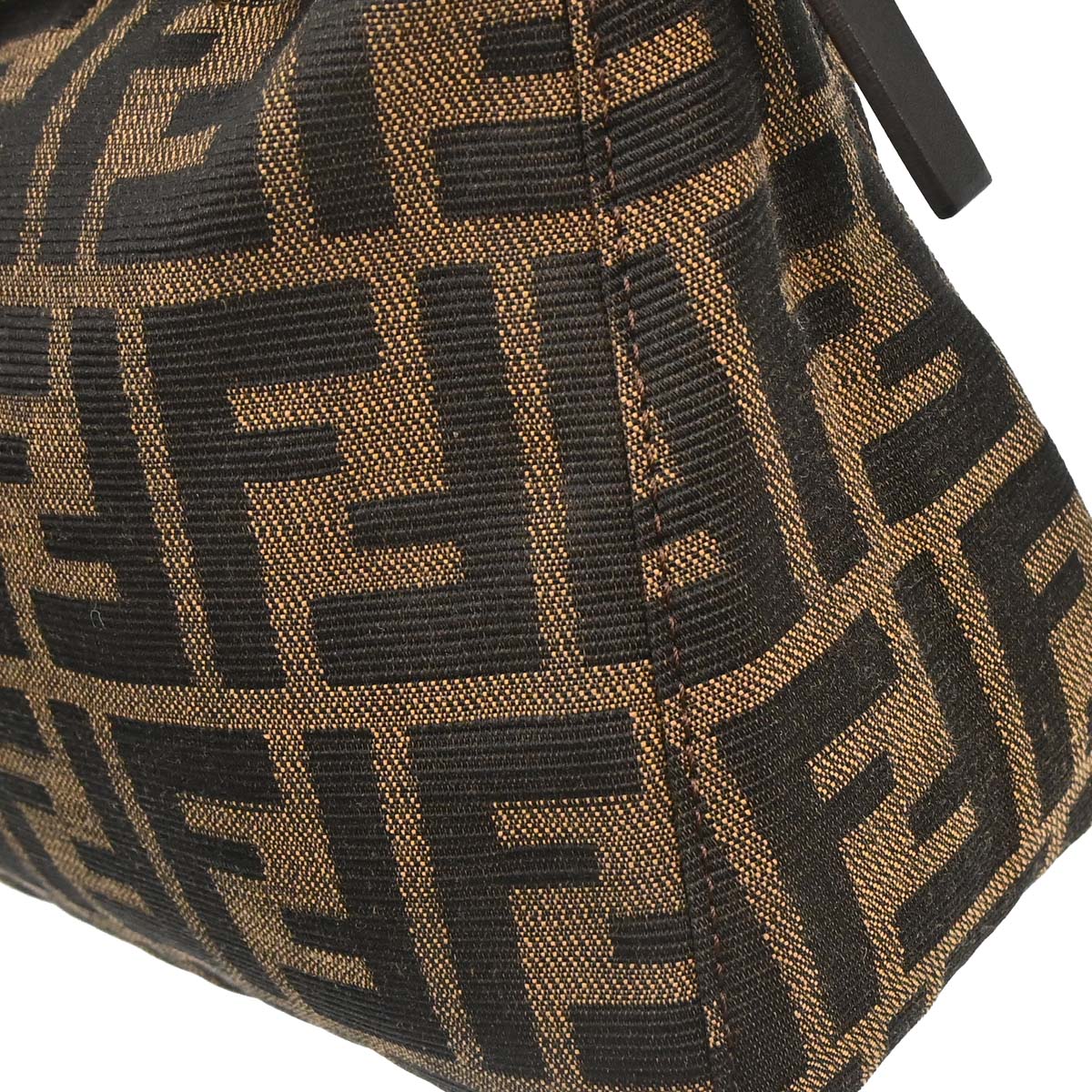 Fendi Brown Canvas Zucca Handbag