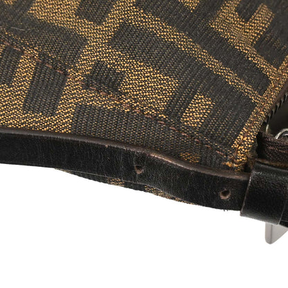 Fendi Brown Canvas Zucca Handbag