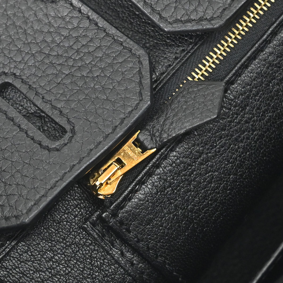 Hermes Black Togo Birkin 30 Handbag