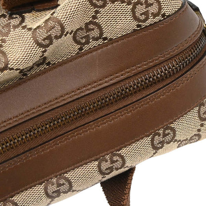 Gucci Beige Brown Canvas GG Handbag