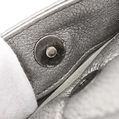 Chanel 2016-2017 Gray Calfskin Casual Pocket Flap Bag Shoulder Bag