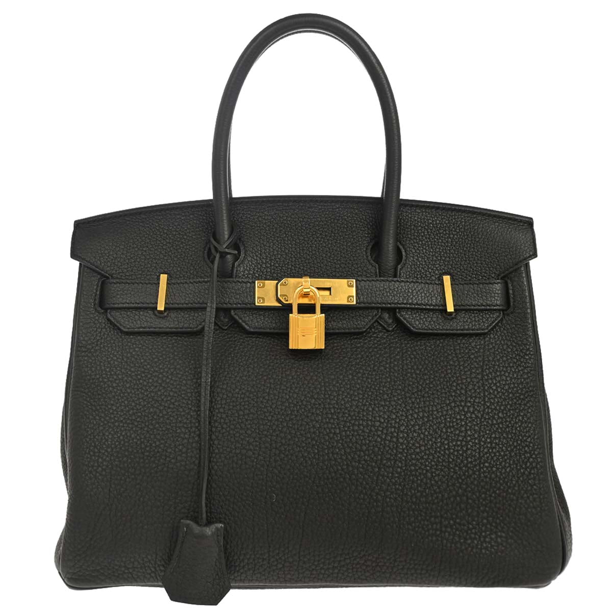 Hermes Black Togo Birkin 30 Handbag