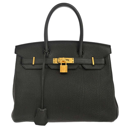 Hermes Black Togo Birkin 30 Handbag