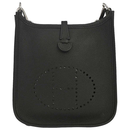 Hermes Black Epsom Evelyne TPM Shoulder Bag