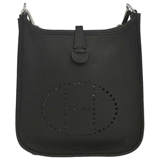 Hermes Black Epsom Evelyne TPM Shoulder Bag