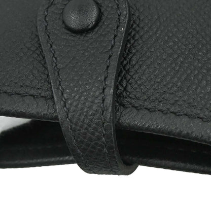 Hermes Black Epsom Evelyne TPM Shoulder Bag