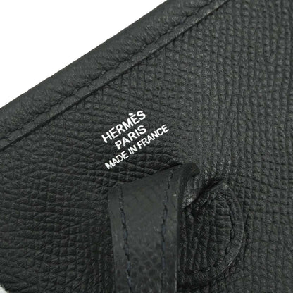 Hermes Black Epsom Evelyne TPM Shoulder Bag