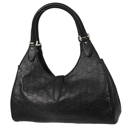 Gucci Black Guccissima Leather Jackie Handbag