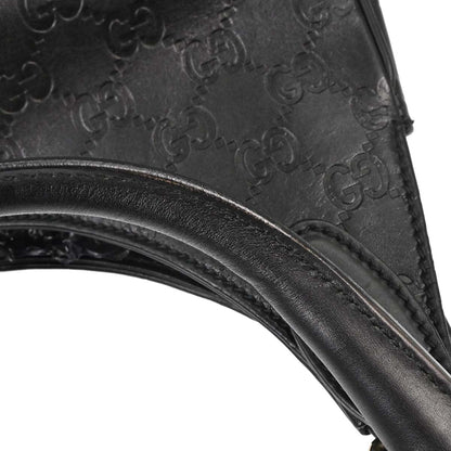 Gucci Black Guccissima Leather Jackie Handbag