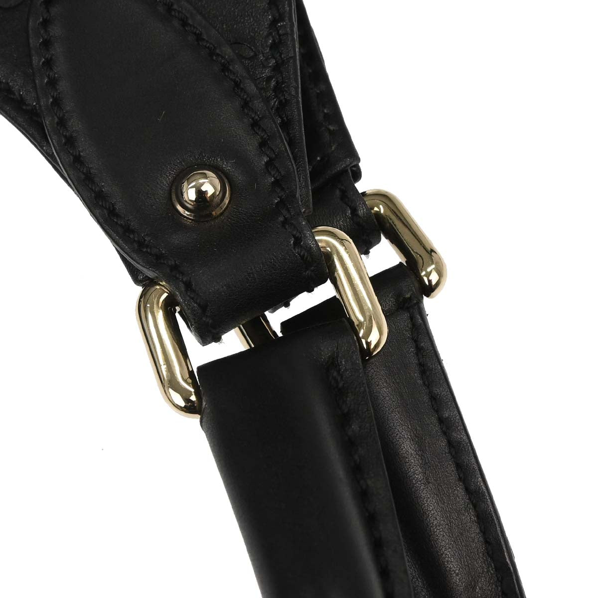 Gucci Black Guccissima Leather Jackie Handbag
