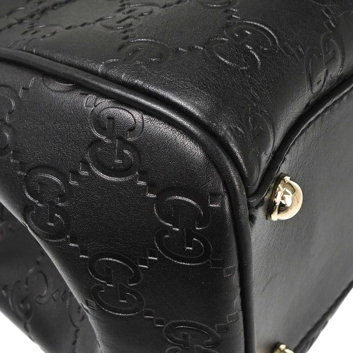 Gucci Black Guccissima Leather Jackie Handbag
