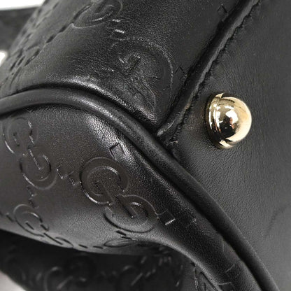 Gucci Black Guccissima Leather Jackie Handbag